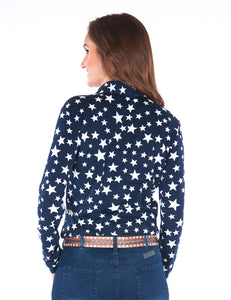 Cowgirl Tuff American Stars Sport Jersey Pullover - ET0047
