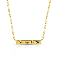 Load image into Gallery viewer, Montana Silversmiths Fearless Faith Bar Necklace - NC5061