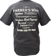 Load image into Gallery viewer, BJ&#39;s Western Store Exclusive Farmer&#39;s Wife Graphic Tee