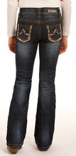 Load image into Gallery viewer, Rock and Roll Cowgirl Boot Cut Jeans G5-3512