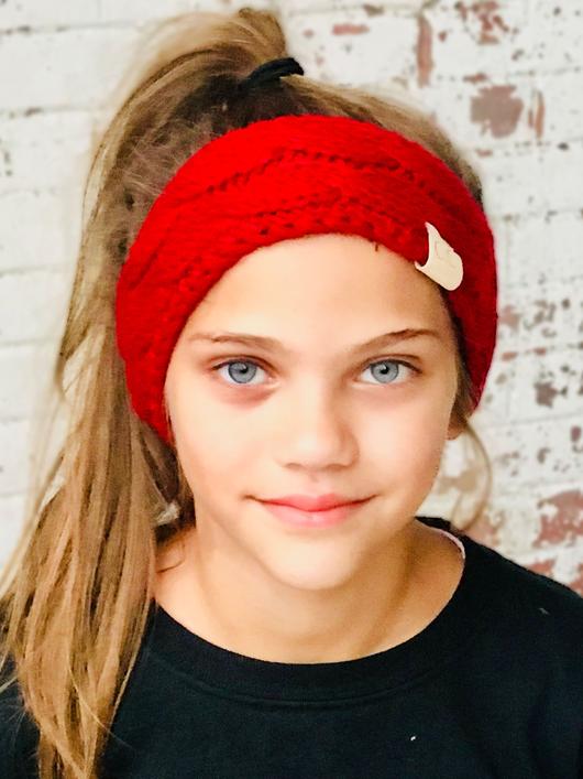 C.C. Kids Headwrap  HW-20KIDSRED