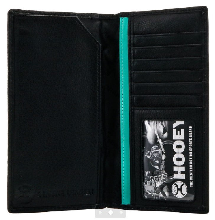 Hooey Black Hawk Rodeo Wallet - HW010-BKRD