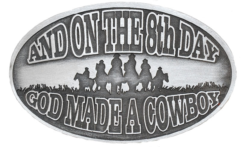 On the 8th Day Cowboy Buckle - JD092