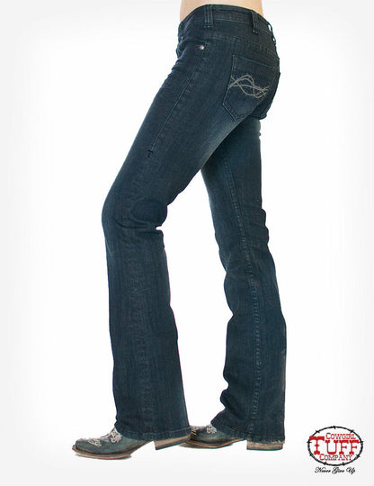 Cowgirl Tuff Forever Tuff Bootcut Jeans - JFORTF