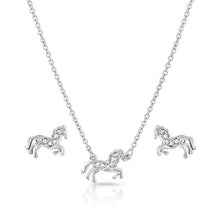 Load image into Gallery viewer, Montana Silversmiths All The Pretty Horses Jewelry Set - JS4735