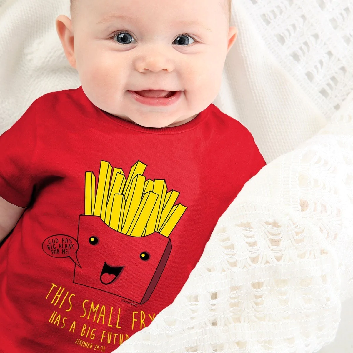 Kerusso Baby Small Fry Graphic Tee - KDZ3215