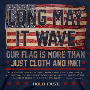 Hold Fast Long May It Wave Graphic Tee - KHF3813