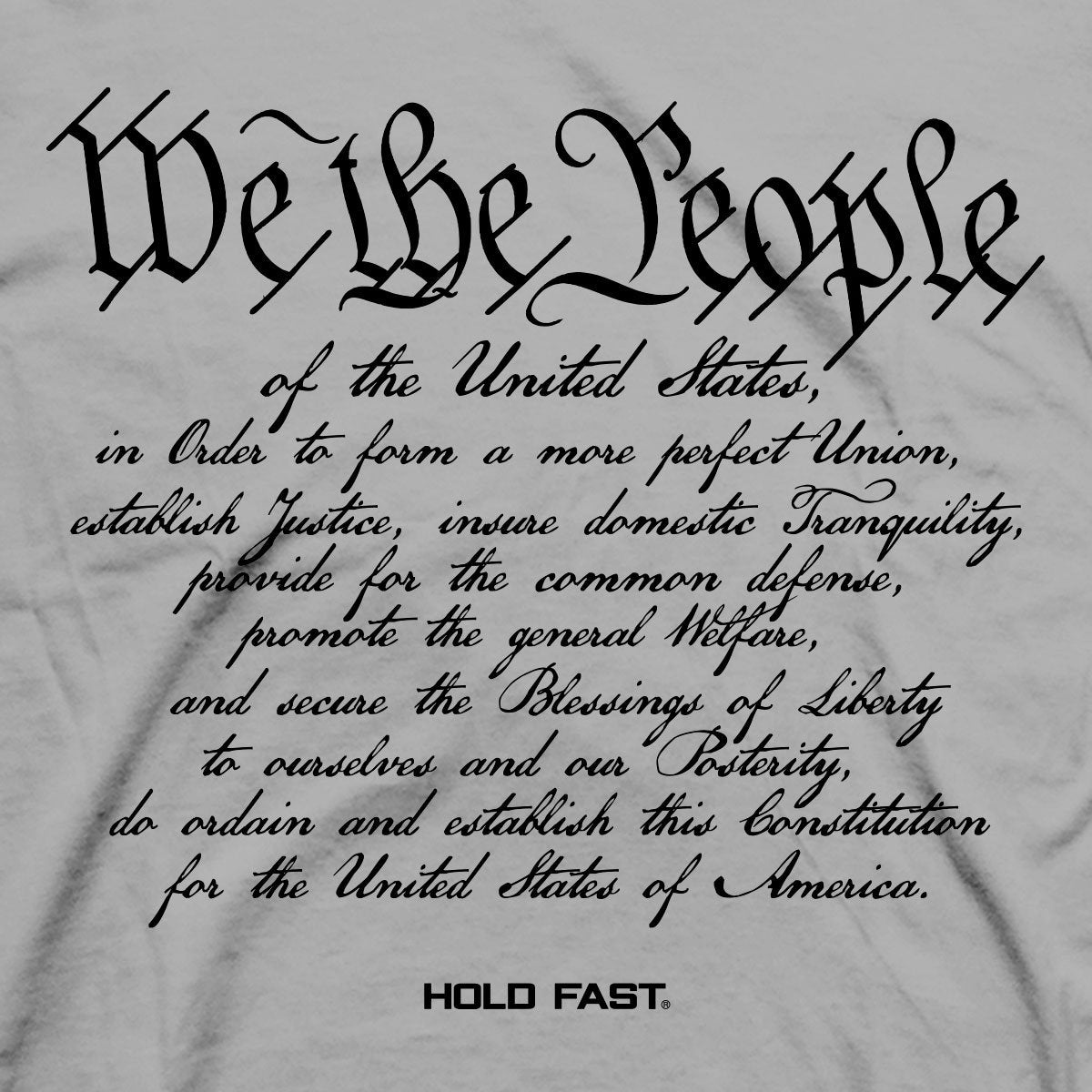 Hold Fast We The People Graphic Tee -KHF3814