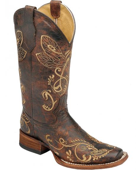 Circle G Dragonfly Boots - L5079