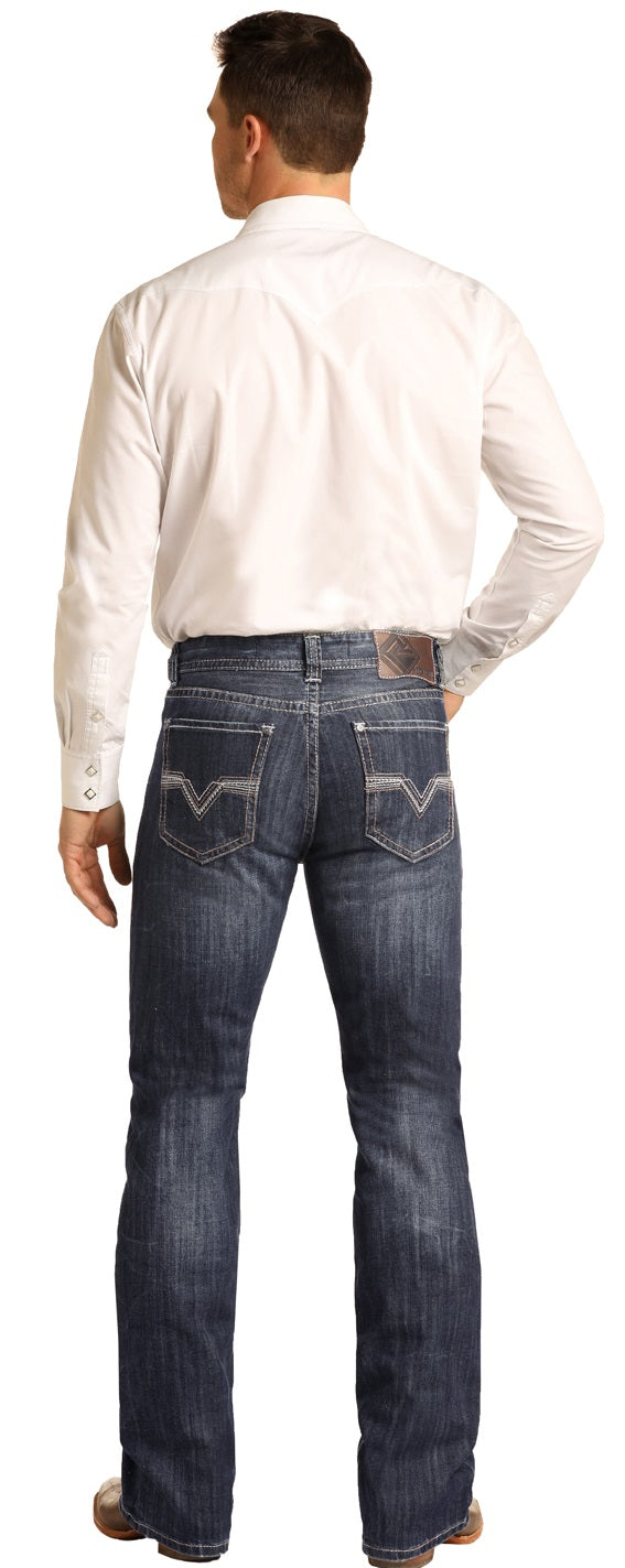 Rock and Roll Denim Double Barrel Jean - M0D3381