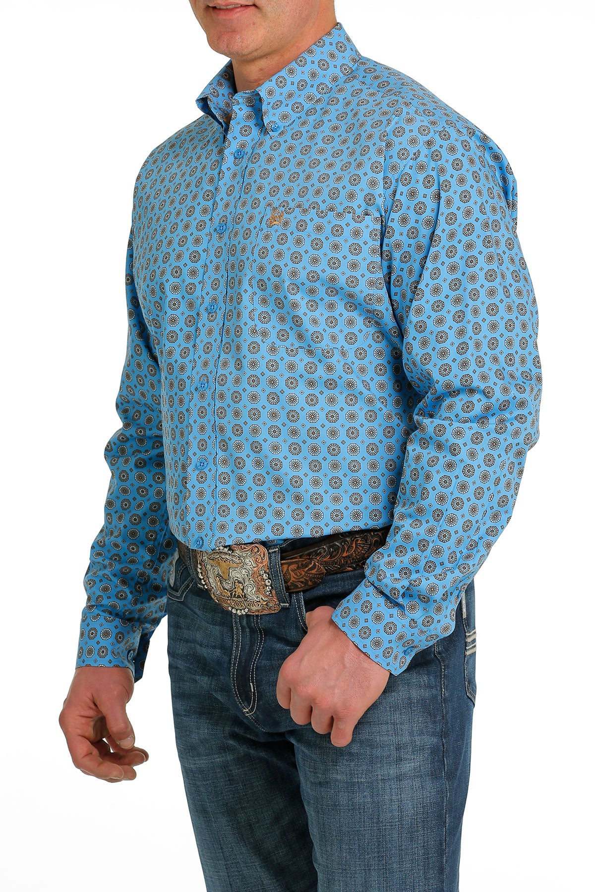 Cinch Button Down Shirt - MTW1105539