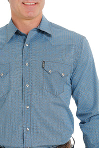 Cinch Geo Snap Modern Fit Shirt - MTW1301064