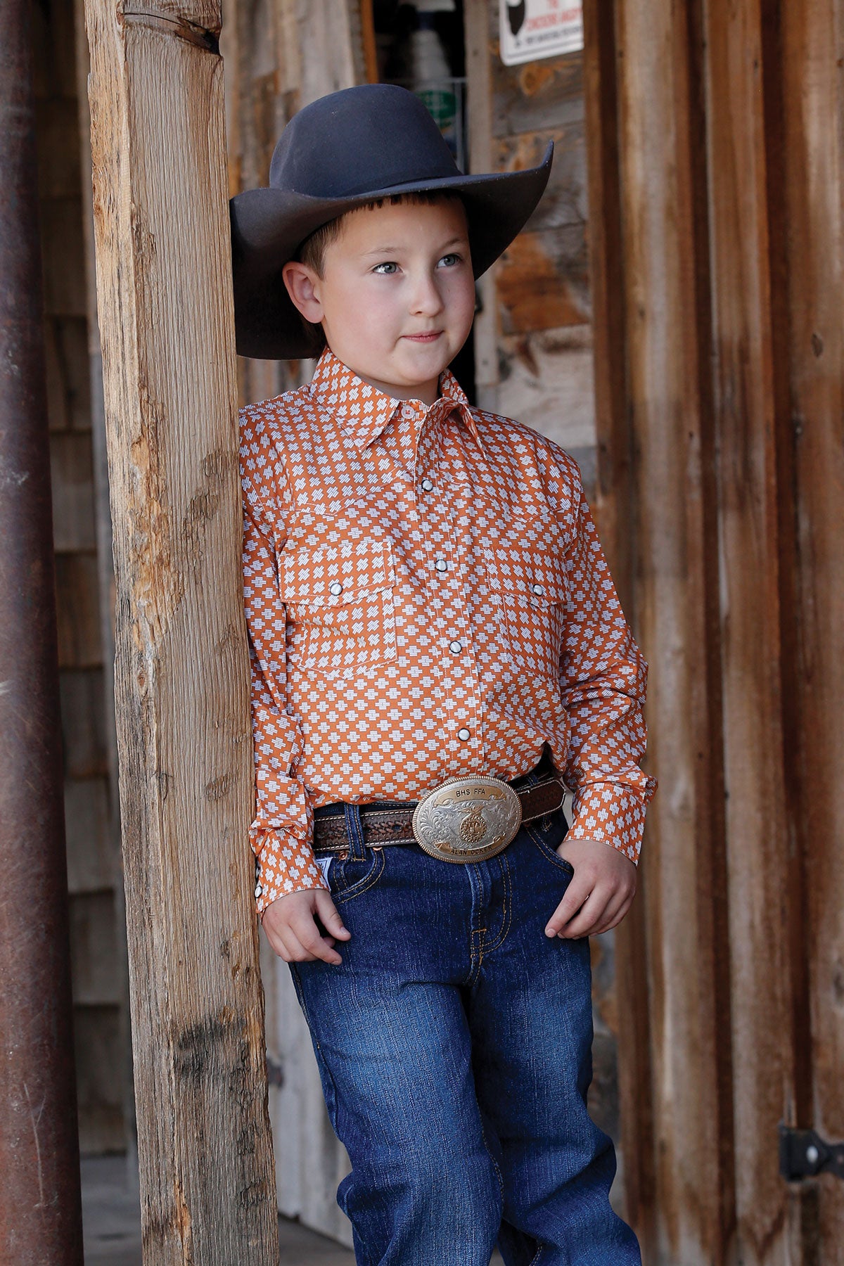 Cinch Boys Snap Shirt - MTW7020090