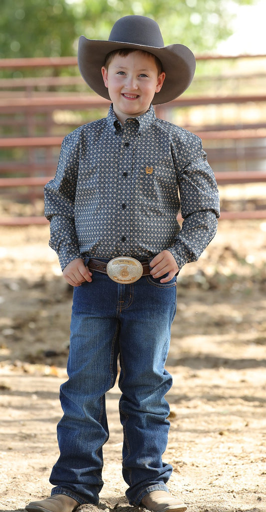 Cinch Boys Geo Shirt - MTW7060292