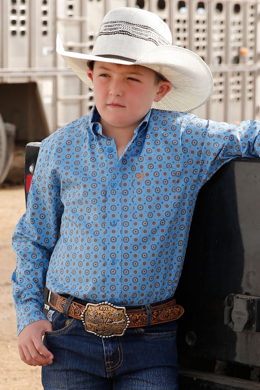 Cinch Boys Geo Shirt - MTW7060308