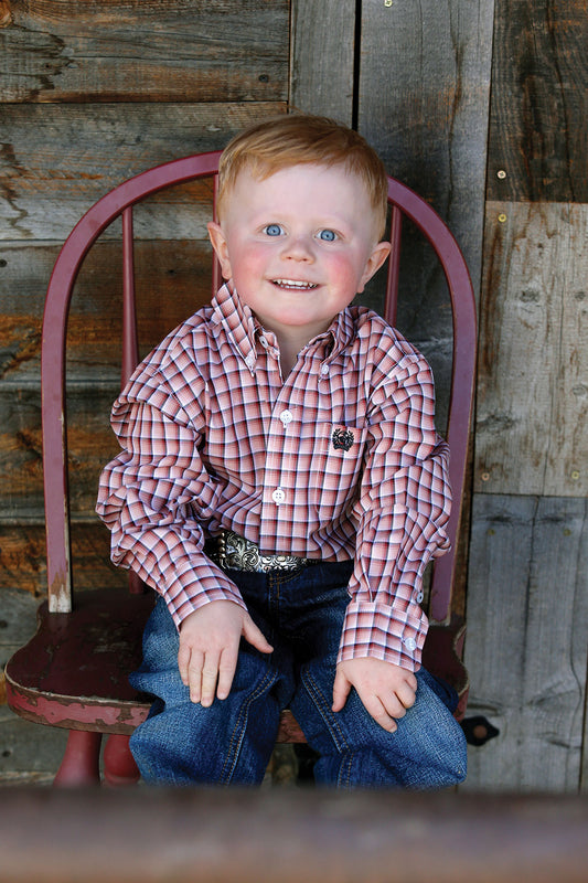 Cinch Plaid Infant/Toddler Shirt - MTW7062274/MTW7061274