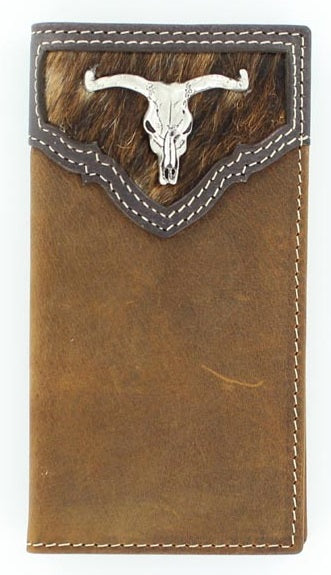 Nacona Deer Skull Youth Rodeo Wallet - N5437644