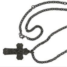 Load image into Gallery viewer, Montana Silversmiths Americana Cross Necklace - NC3771BLB