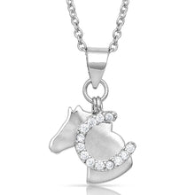 Load image into Gallery viewer, Monanta Silversmiths Horsing Around Charm Necklace - NC4763