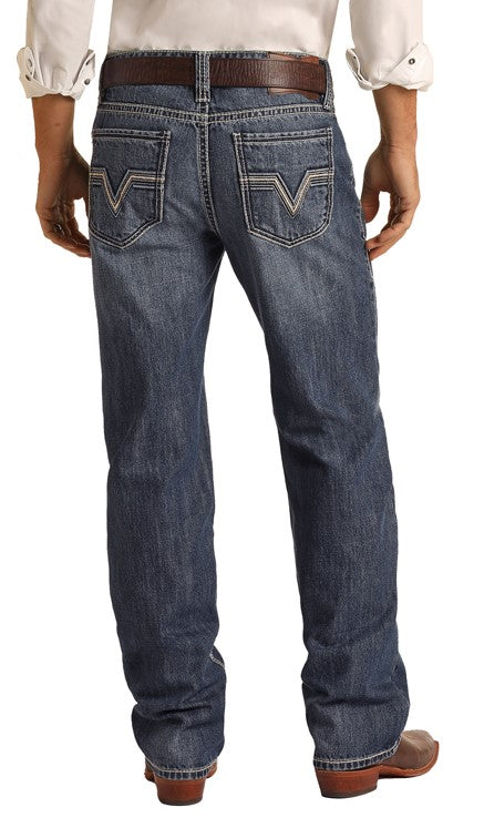 Rock and Roll Denim - Double Barrel Straight Leg Jean - RRMD0SRZPD