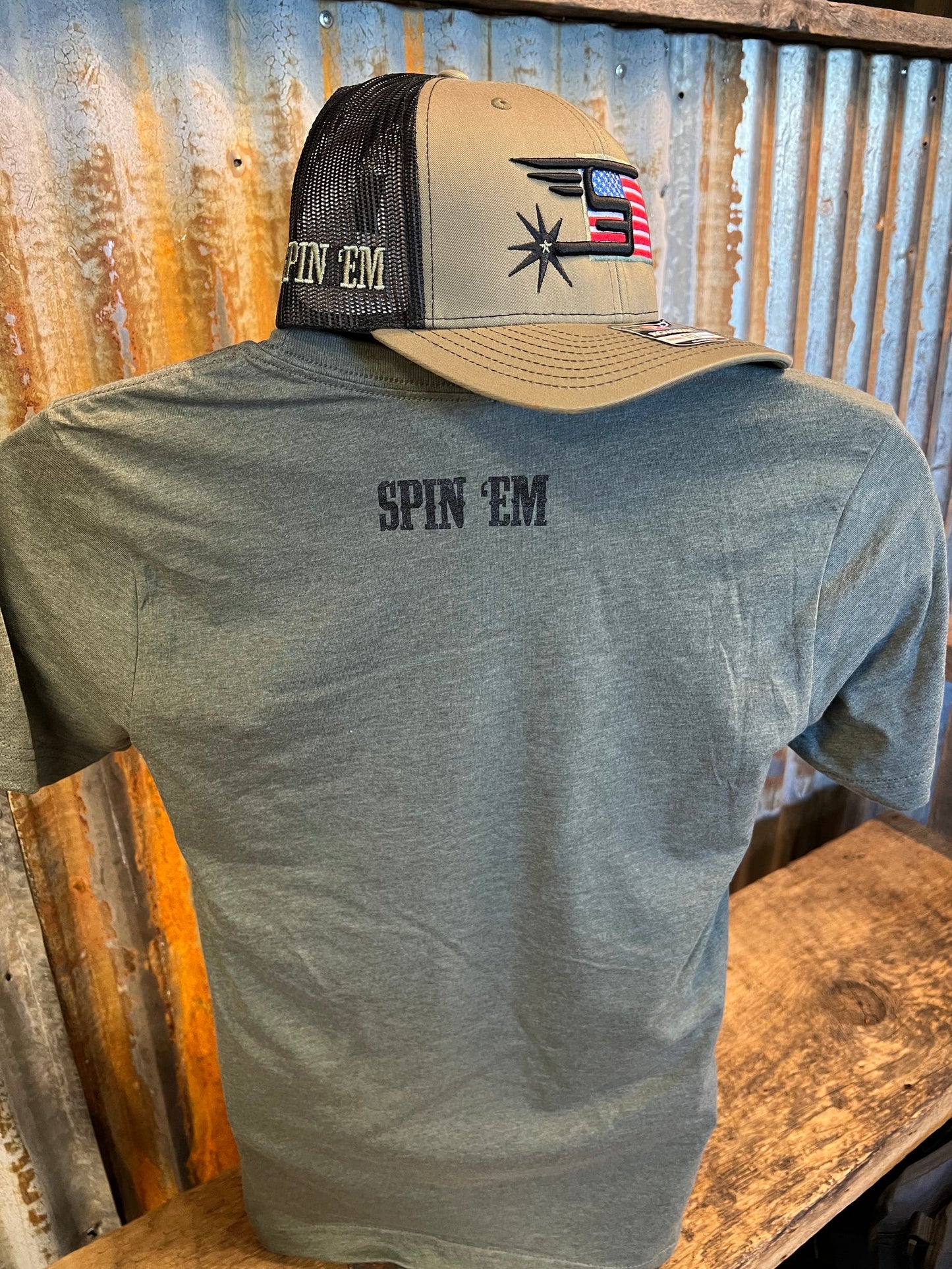 Spin 'Em Rodeo Admiral Tee - SERAdm