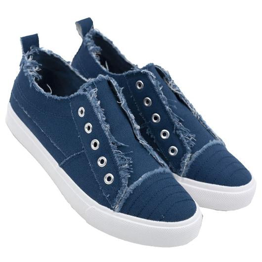 Girlie Girl Sneaker - Navy 