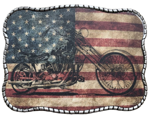 Wallet Buckle Motorcycle Flag