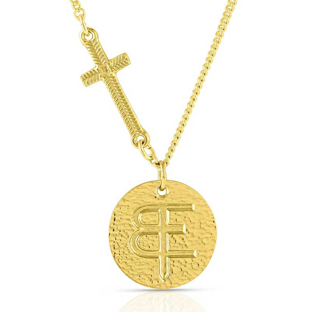 Montana Silversmiths Everlasting Faith Gold Necklace - WCNC5090