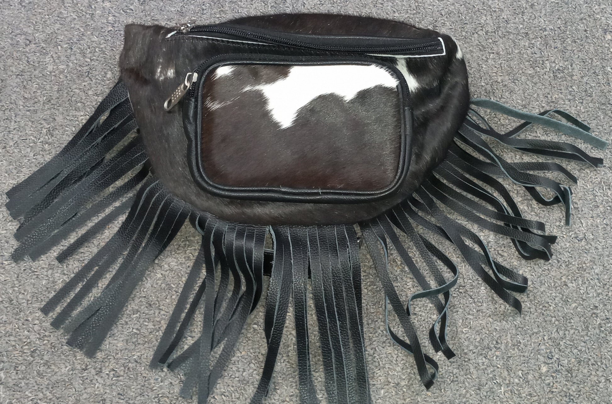 Western Linen Hair On Belt Bag - WLFP