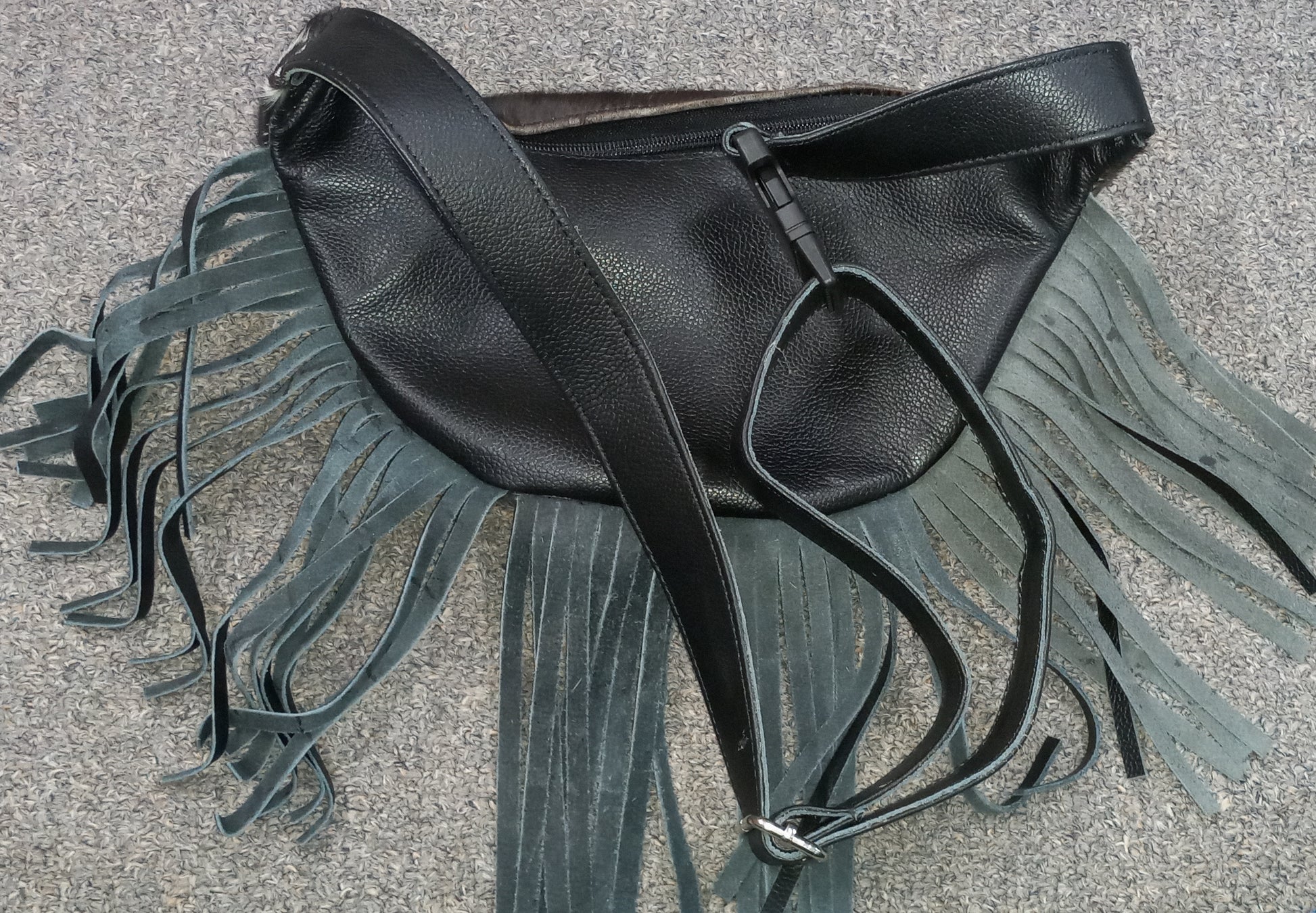 Western Linen Hair On Belt Bag - WLFP