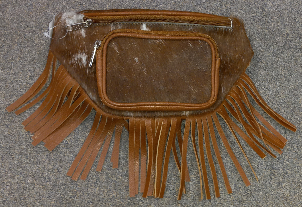 Western Linen Hair On Belt Bag - WLFP
