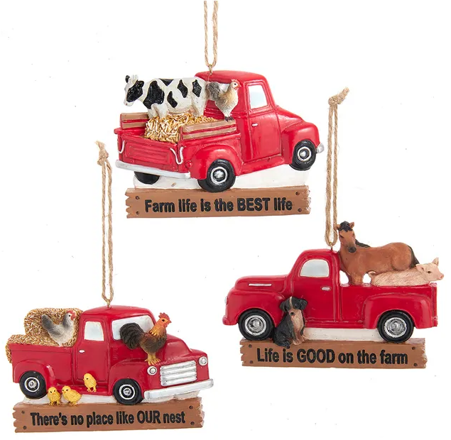 Farm Animal Ornament - E0610