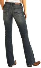 Load image into Gallery viewer, Rock &amp; Roll Cowgirl Mid Rise Boot Cut Jean  W1-7683